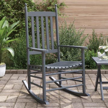 vidaXL Schommelstoelen met gebogen zitting 2 st, Verzenden