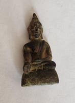 Oud-Indochinese Gemengd metaal Kralen-talisman met zittende