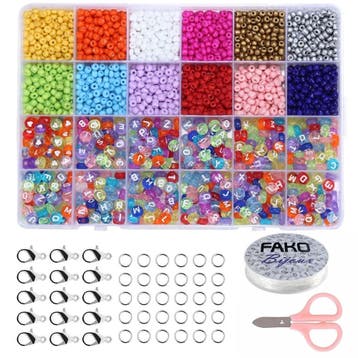 Fako Bijoux - DIY Kralen Set - Letterkralen & Glaskralen -, Verzenden, Nieuw