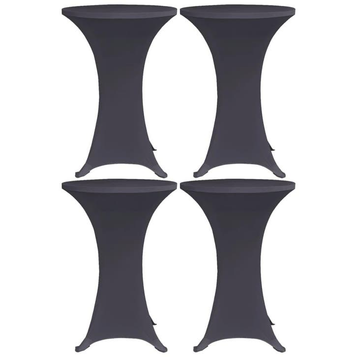 vidaXL Tafelhoes stretch 4 st 70 cm antraciet, Tuin en Terras, Tuinmeubel-accessoires, Nieuw, Verzenden