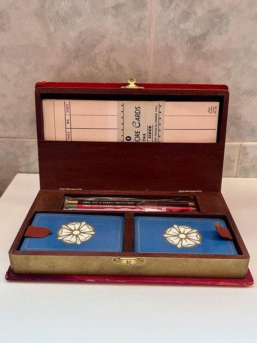 Geoffrey Parker - Pokerset - Set da bridge Geoffrey Parker -, Antiek en Kunst, Curiosa en Brocante