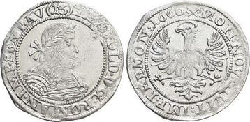 1/13 taler, daalder (4 Stueber) 1 1660 Dortmund Leopold 1..., Verzenden