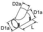 Webasto Y-stuk 60x60x60 45gr, Ophalen of Verzenden, Nieuw