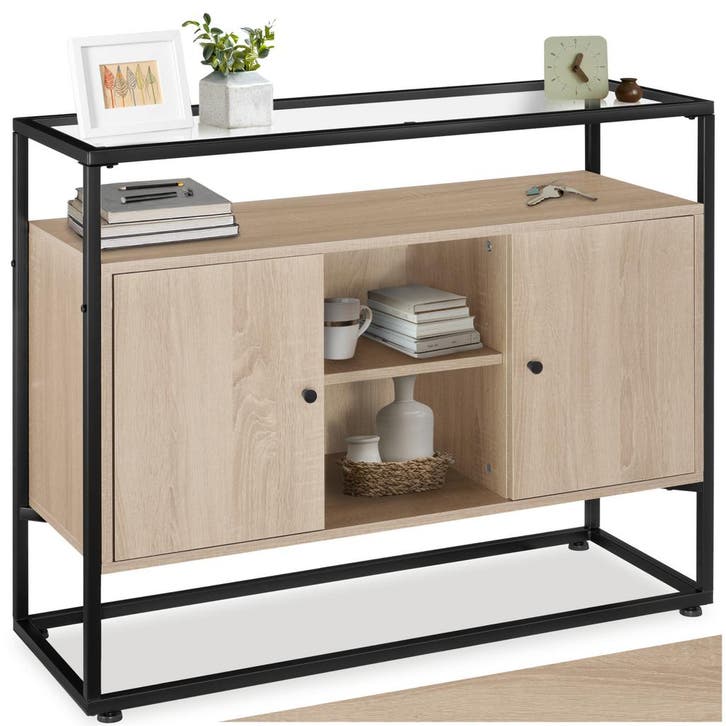 Wandkast Oldham 100x38x80,5cm, Maison & Meubles, Armoires | Armoires murales, Envoi