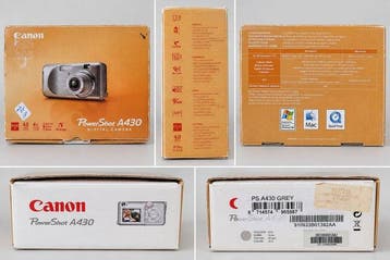 Canon Powershot A430 Digitale compact camera
