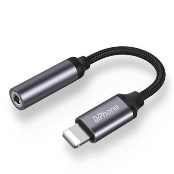 DrPhone LNA1 Lightning naar 3,5 mm Audio Aux – Adapter -, Verzenden, Nieuw