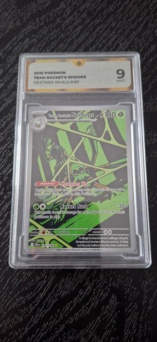 Pokémon - 2 Graded card - team Rockets Spidops & Flygon Ex