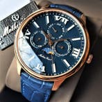 Mathey-Tissot - Moon Phase - Calendar - 18K Gold - NEW -