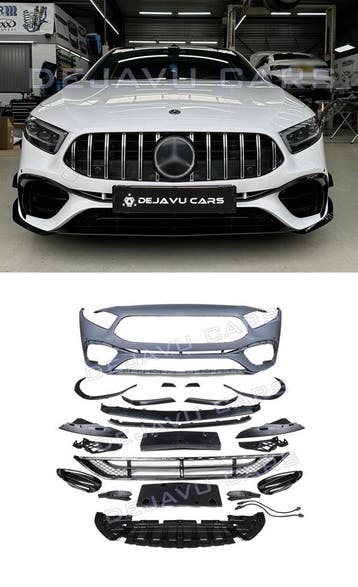 A45 AMG Look Voorbumper voor Mercedes Benz A Klasse W177 V17, Ophalen of Verzenden