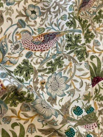 Original Morris & Co. – Strawberry Thief – Stof 100% katoen