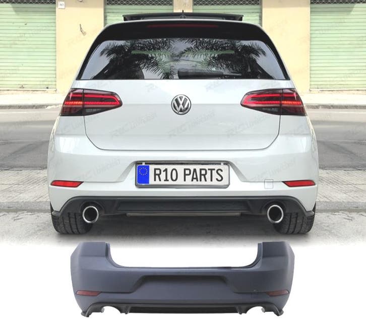 PARE-CHOCS ARRIÈRE VOLKSWAGEN VW GOLF 7.5 17-20 LOOK GTI, Auto-onderdelen, Carrosserie, Verzenden