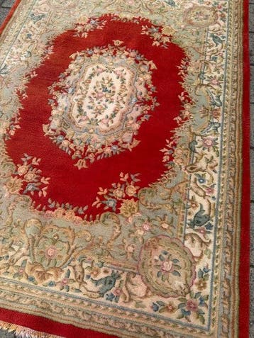China Aubusson - nettoyé - fait à la main et noué - laine -, Nieuw