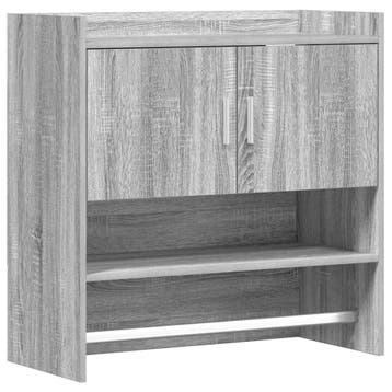 vidaXL Wandplank Muurmontage Grijs Sonoma 80 x 36 x 80 cm, Verzenden, Nieuw