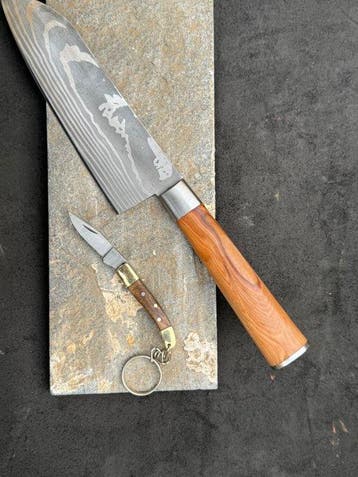 Hekito - Keukenmes - Santoku - Exclusieve Vintage