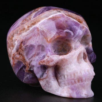 87 g, 5,10 x 4,90 cm, echt Magic Amethyst Dream Cevron