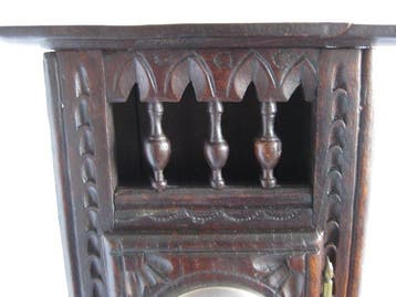 Horloge de bureau - Vintage Bois, Laiton - 1910-1920