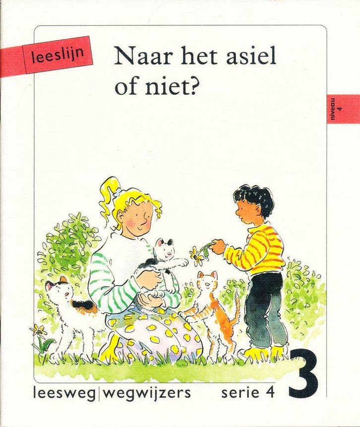 Leeslijn versie 1 wegwijzers serie 4 deel 3 Naar het asiel o, Boeken, Schoolboeken, Verzenden