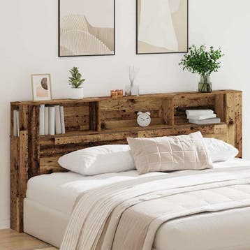vidaXL Hoofdeinde Kast Oudhout 220 x 18,5 x 102,5 cm Bewerkt, Verzenden, Nieuw