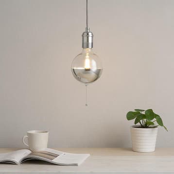 hanglampen Byron antiek zilver hanglamp – pendel alumin, Verzenden, Nieuw