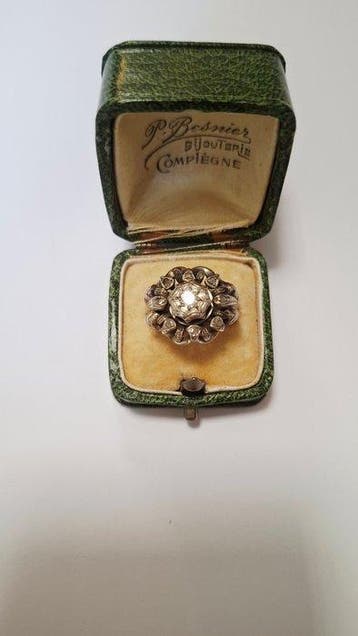 Bague de fiançailles - 18 carats Or blanc - 0.90ct. tw., Bijoux, Sacs & Beauté