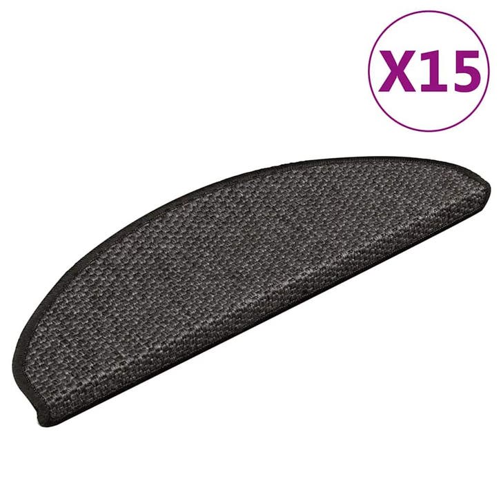 vidaXL Trapmatten zelfklevend 15st sisal-look 65x21x4cm, Bricolage & Construction, Échelles & Escaliers, Envoi