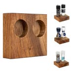 BLOC Solid - Peper en Zout Houder Notenhout Ø 48 mm, Diepte, Verzenden, Nieuw in verpakking