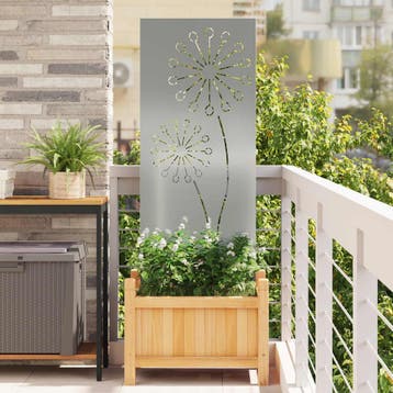 vidaXL Tuin Privacy Scherm Zilver 50 x 140 cm Gegalvaniseerd, Collections, Posters & Affiches, Verzenden