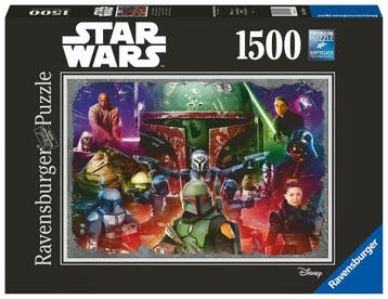 Star Wars Puzzel Boba Fett Bounty Hunter (1500 stukken), Ophalen of Verzenden, Nieuw