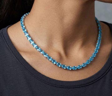 Zonder minimumprijs - 2-delige sieradenset Zilver - 69.13ct.
