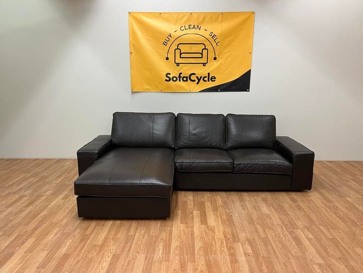 ECHTE LEDEREN ZETEL / SofaCycle/ LEVERING / GEREINIGD, Maison & Meubles, Canapés | Sofas & Chaises Longues, Enlèvement ou Envoi