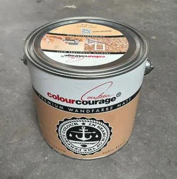 Colour courage Pot muur-plafond verf 2,5L kleur Shell beach, Ophalen of Verzenden, Nieuw