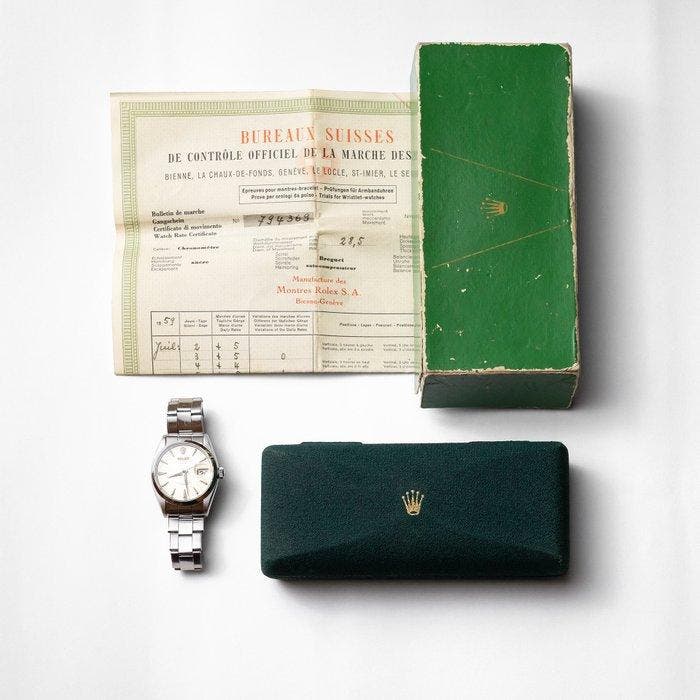 Rolex - Oyster Perpetual Date - Zonder minimumprijs - 6534 -, Handtassen en Accessoires, Horloges | Heren