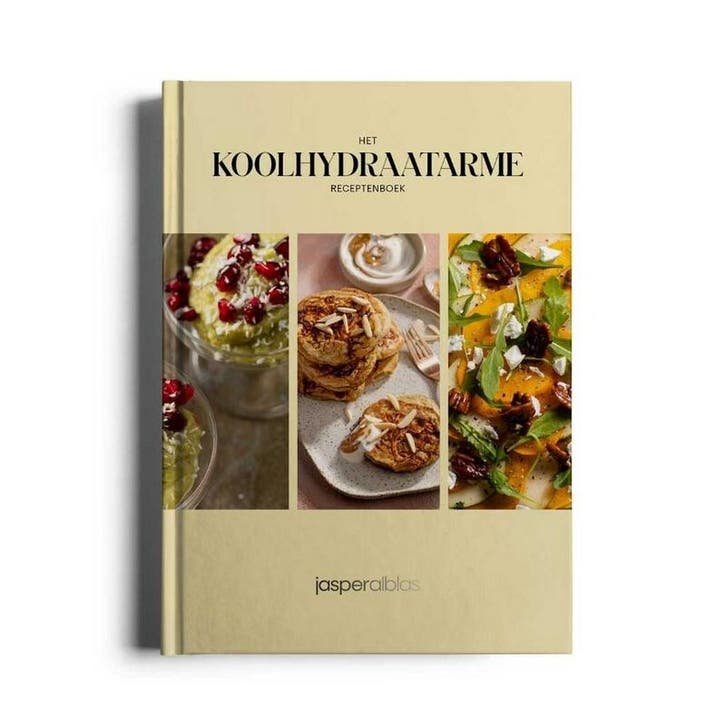 Het koolhydraatarme receptenboek 9789083090719 Jasper Alblas, Boeken, Kookboeken, Zo goed als nieuw, Verzenden