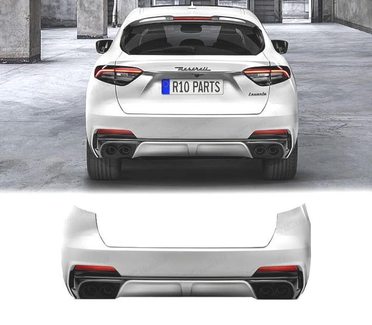 PARE-CHOCS ARRIÈRE MASERATI LEVANTE 16- LOOK TROPHY, Auto-onderdelen, Carrosserie, Verzenden