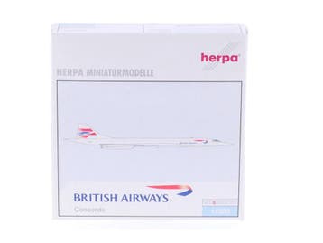 Schaal 1:500 Herpa 507035 British Airways Concorde Reg. G..., Ophalen of Verzenden, Gebruikt