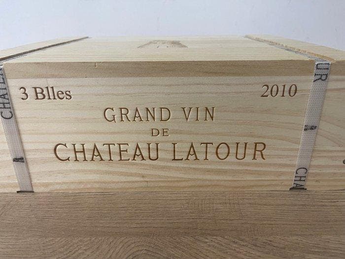 2010 Chateau Latour - Pauillac 1er Grand Cru Classé - 3, Verzamelen, Wijnen