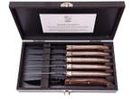Laguiole - 6x Luxury Steak Knives - Wengé Wood - style de -