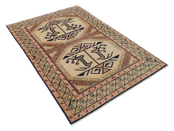 Kazak - Meisterstück - Nieuw - Loper - 182 cm - 126 cm, Huis en Inrichting, Stoffering | Tapijten en Vloerkleden