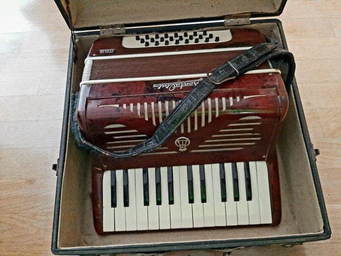 Frontalini - 500 - - Accordeon - Italië - 1960 (Zonder, Muziek en Instrumenten, Blaasinstrumenten | Blokfluiten