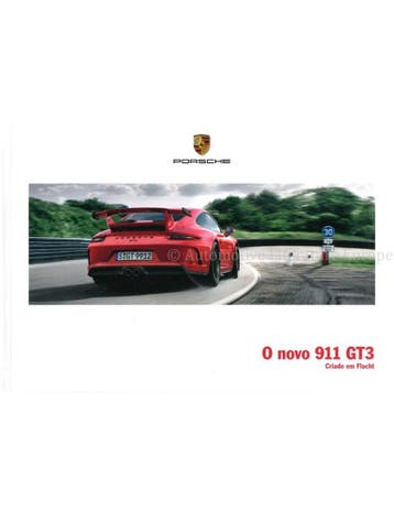 2018 PORSCHE 911 GT3 HARDCOVER BROCHURE PORTUGEES (BR), Nieuw