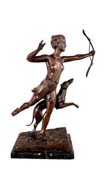 Enrique molins balleste - Beeld, Diane chasseresse - 40 cm -