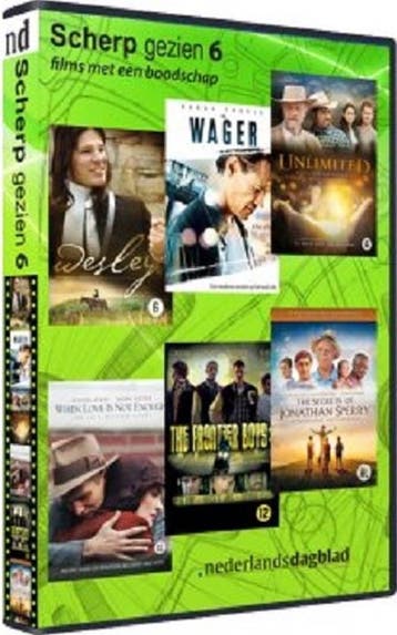 Scherp Gezien 6 DVD (The Wager, Unlimited, Frontier Boys, Wh, Verzenden