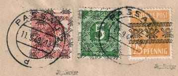 Geallieerde bezetting - Duitsland (Amerikaanse en Britse, Timbres & Monnaies, Timbres | Europe | Allemagne