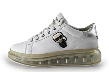 Karl lagerfeld Sneakers in maat 38 Wit, Kleding | Dames, Verzenden, Wit, Karl lagerfeld, Zo goed als nieuw