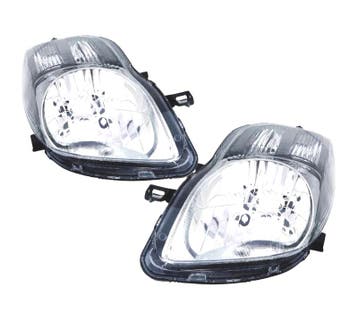 Phares Pour Toyota Yaris 09-10 Fond Gris + Moteur, Autos : Pièces & Accessoires, Éclairage, Verzenden