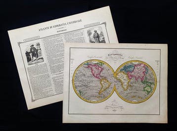 World Msp - mappemonde / globe terrestre / planisphère, Nieuw