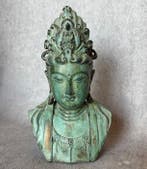 Bijzondere Guanyin Buste - Brons - China (Zonder