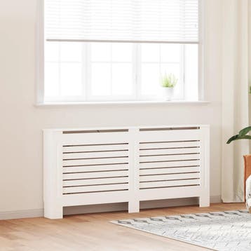 vidaXL Radiatorombouw 172x19x81,5 cm MDF wit, Verzenden