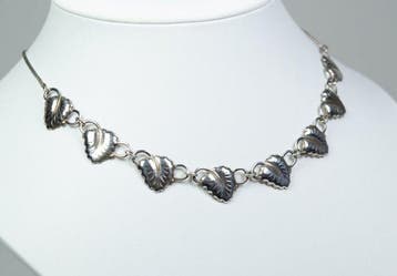 - Art nouveau - argent 835 - Collier