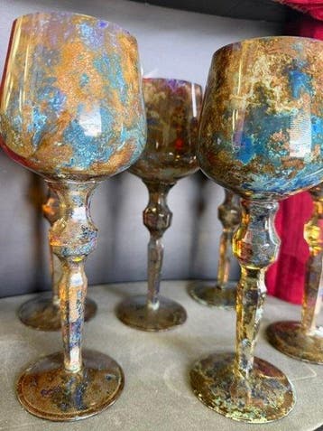 Hortensja - Neiman Marcus. - Drinkset (6) - Kristal - Moss